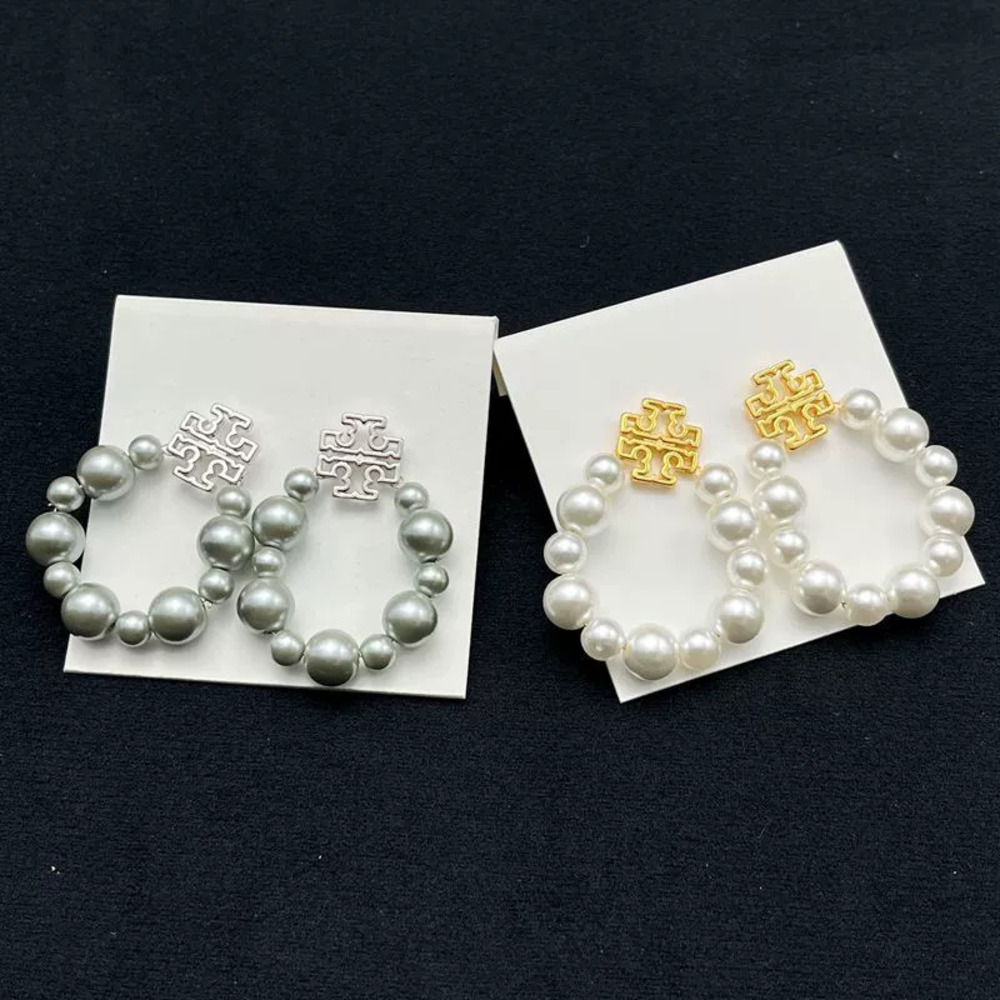Tory Burch Soft Double Graduated Pearl Drop Earrings